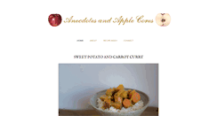 Desktop Screenshot of anecdotesandapples.com